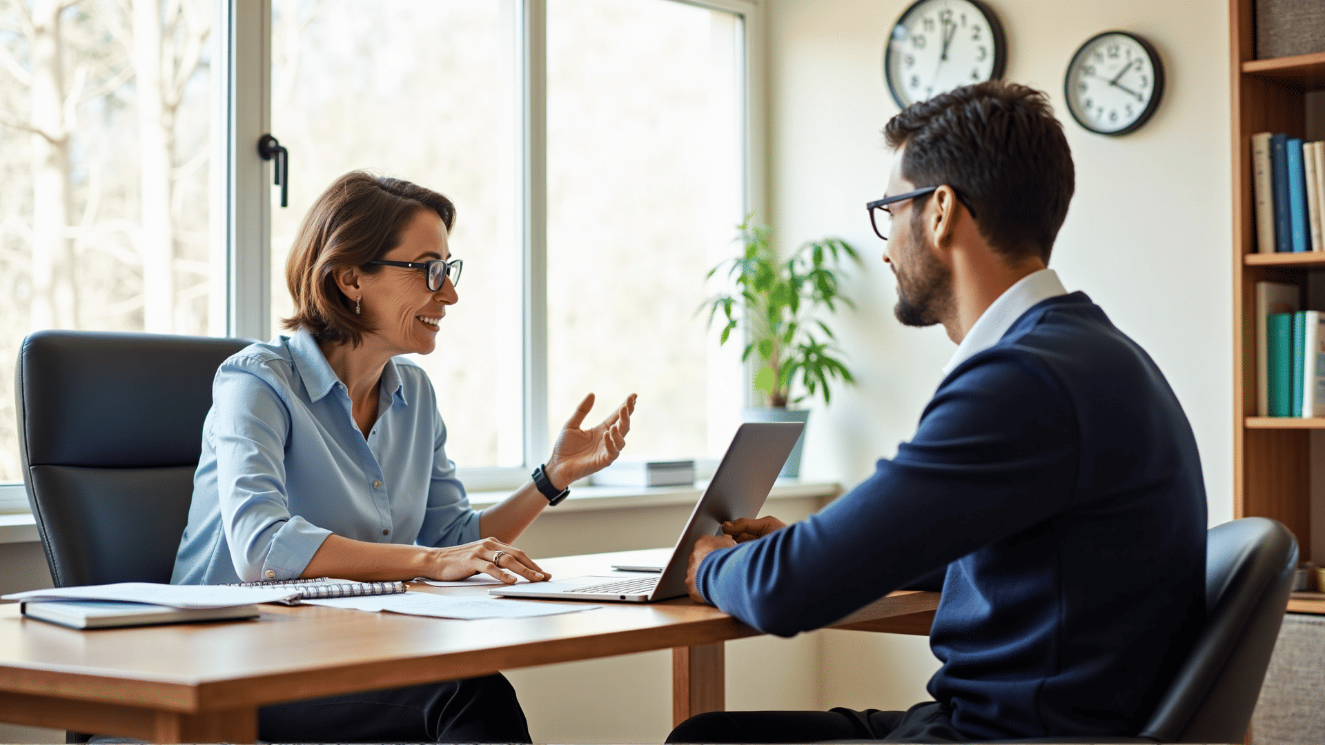 Financial counseling session